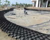 Geocelda de construcción de carreteras resistente al desgaste de hormigón